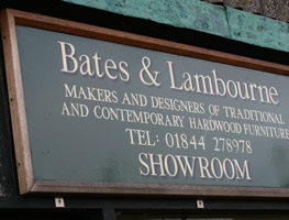 Bates and Lambourne showrooms