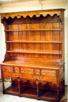 Potboard Dresser with Fretted Frieze Details