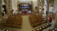 Pews at St Catherine's church, Burbage