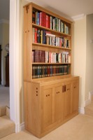 Bookcase with Storage Cupboards