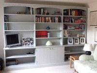 Painted bookcase