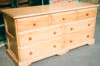 hand-made chest of drawers