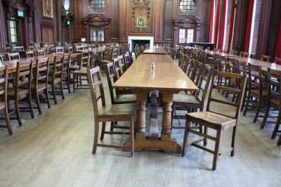 College refectory seating