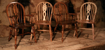 Set of carver chairs