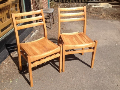 Magdalene chairs in churc