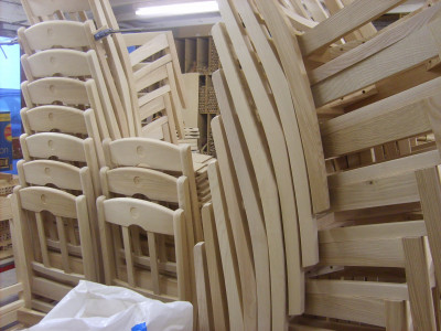 Mass production of chairs!