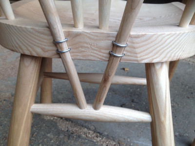 Staple chair detail